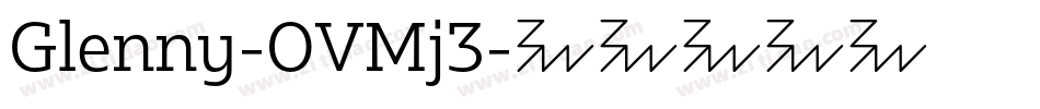 Glenny-OVMj3字体转换