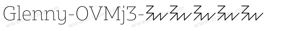 Glenny-OVMj3字体转换