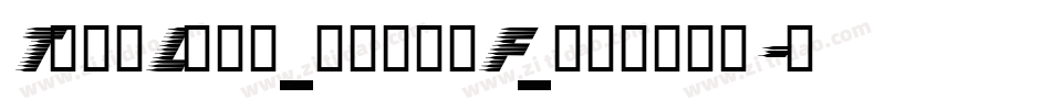 TypeLand_儀鳳寫經體F_试用版手机版字体转换