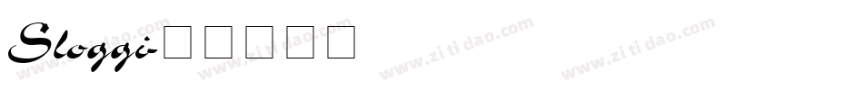 Sloggi字体转换