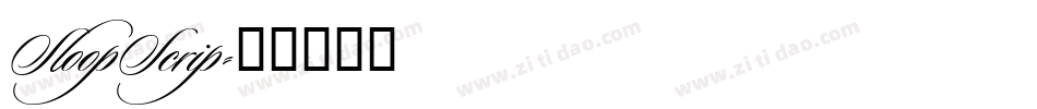 SloopScrip字体转换