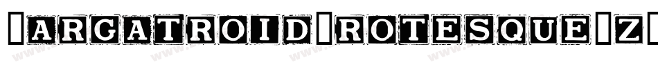 MargatroidGrotesque-zEjX字体转换