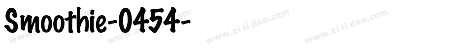 Smoothie-0454字体转换