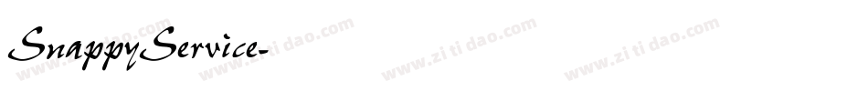 SnappyService字体转换