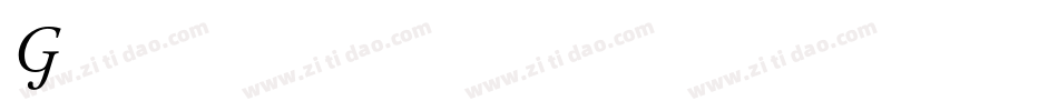 Garamdbi字体转换