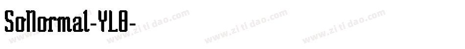 SoNormal-YL8字体转换