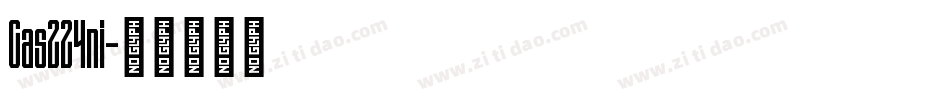 Cas224ni字体转换