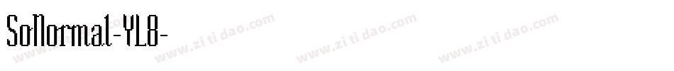 SoNormal-YL8字体转换