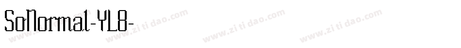 SoNormal-YL8字体转换