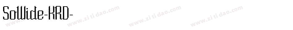 SoWide-KRD字体转换