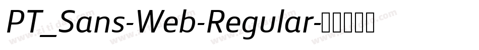 PT_Sans-Web-Regular字体转换