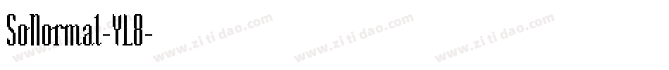 SoNormal-YL8字体转换