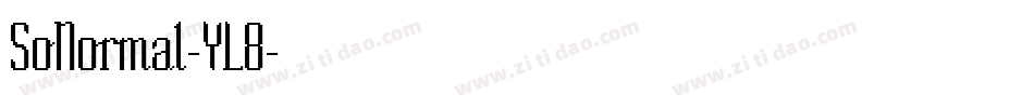SoNormal-YL8字体转换