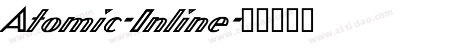 Atomic-Inline字体转换