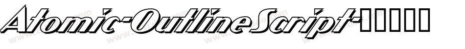 Atomic-OutlineScript字体转换