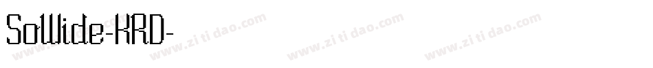 SoWide-KRD字体转换
