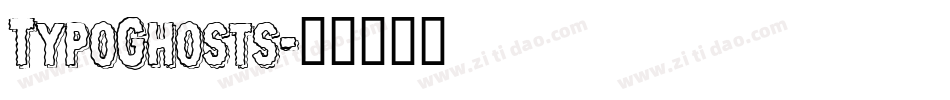 TypoGhosts字体转换