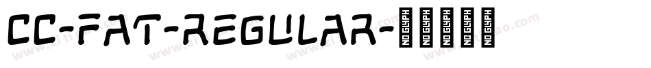CC-Fat-Regular字体转换