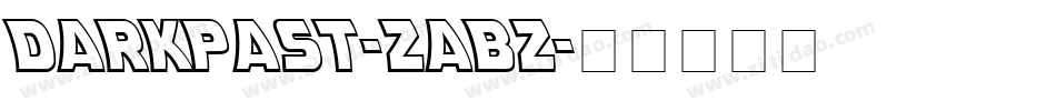 DarkPast-ZaBz字体转换