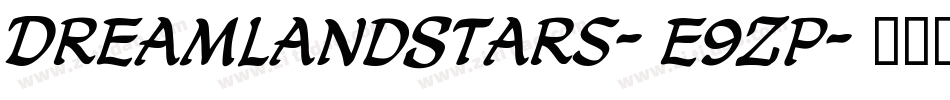 DreamlandStars-e9Zp字体转换