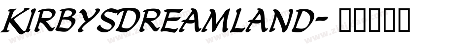 KirbysDreamland字体转换