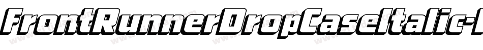 FrontRunnerDropCaseItalic-MgvP字体转换