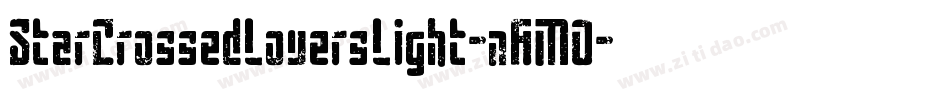 StarCrossedLoversLight-nAMO字体转换