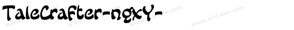 TaleCrafter-ngxY字体转换