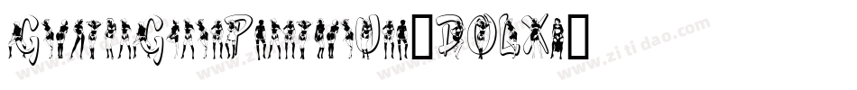 GlamourGirlsPersonalUse-DOLX3字体转换