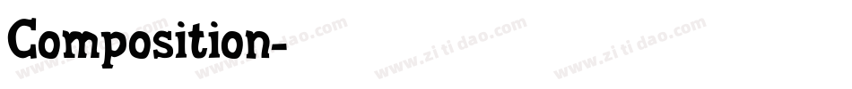 Composition字体转换