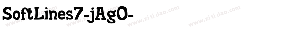 SoftLines7-jAgO字体转换