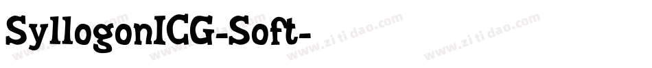 SyllogonICG-Soft字体转换