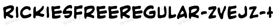 RickiesfreeRegular-ZVEjz字体转换
