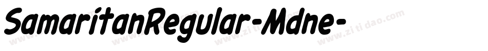 SamaritanRegular-Mdne字体转换