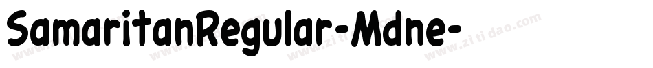 SamaritanRegular-Mdne字体转换