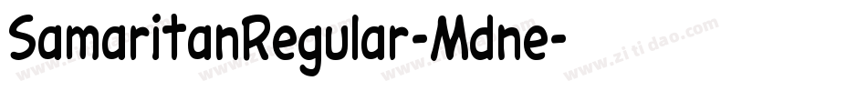 SamaritanRegular-Mdne字体转换