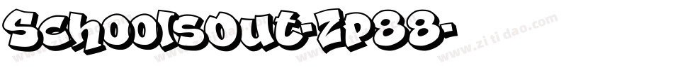 SchoolsOut-ZP88字体转换