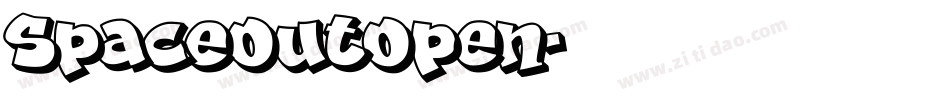 SpaceOutOpen字体转换