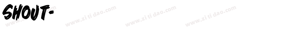 Shout字体转换