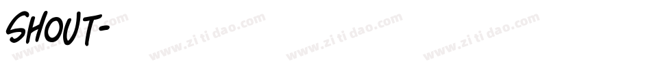 Shout字体转换