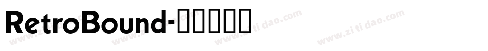 RetroBound字体转换