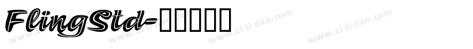 FlingStd字体转换