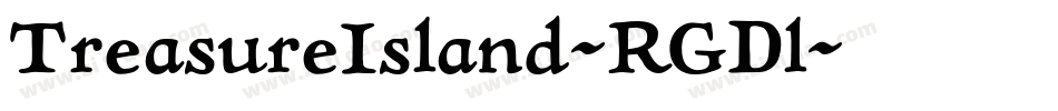 TreasureIsland-RGDl字体转换