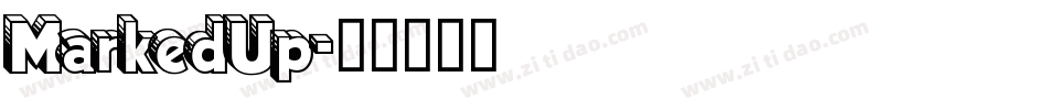 MarkedUp字体转换