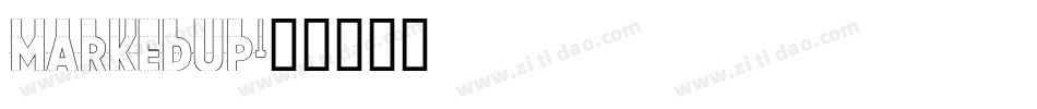 MarkedUp字体转换