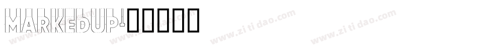MarkedUp字体转换