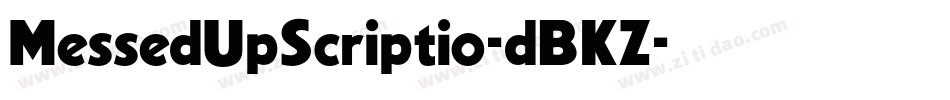 MessedUpScriptio-dBKZ字体转换
