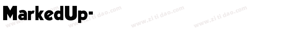 MarkedUp字体转换