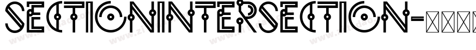 SectionIntersection字体转换
