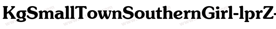 KgSmallTownSouthernGirl-lprZ字体转换
